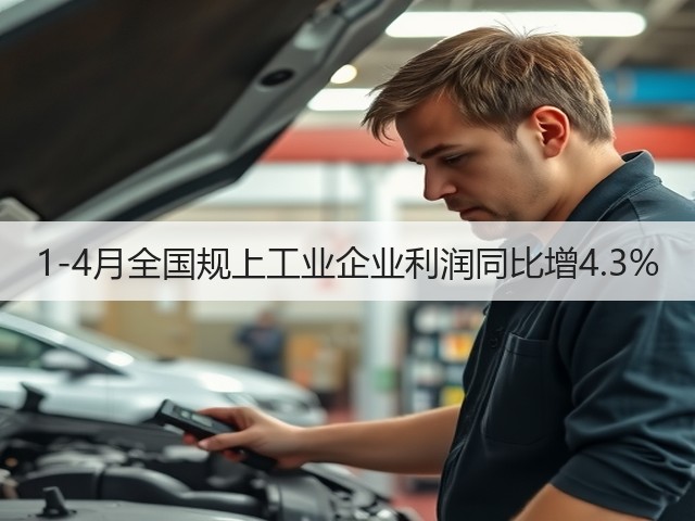 1-4月全国规上工业企业利润同比增4.3%(图3) 1-4月全国规上工业企业利润同比增4.3%(图3)