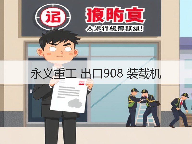 永义重工 出口908 装载机