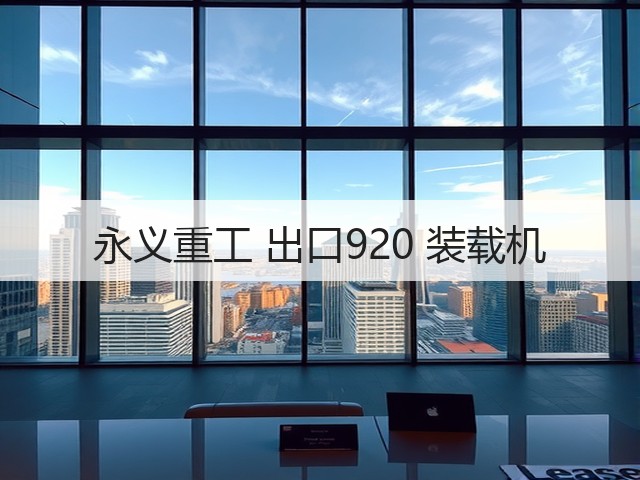 永义重工 出口920 装载机(图1)