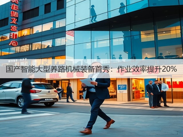 国产智能大型养路机械装备首秀：作业效率提升20%(图1)