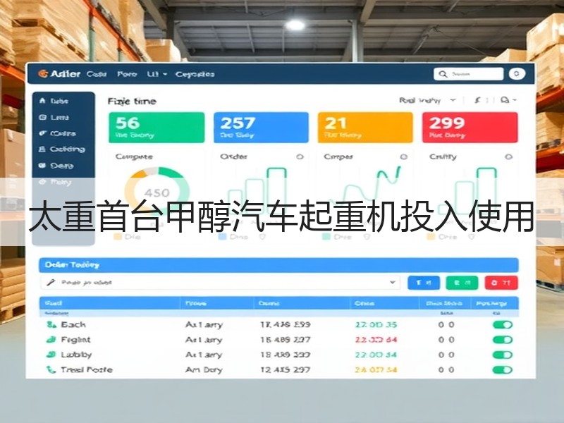 太重首台甲醇汽车起重机投入使用