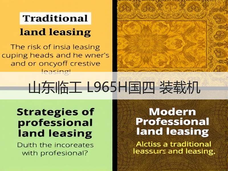 山东临工 L965H国四 装载机