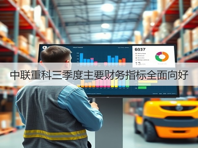中联重科三季度主要财务指标全面向好(图2)