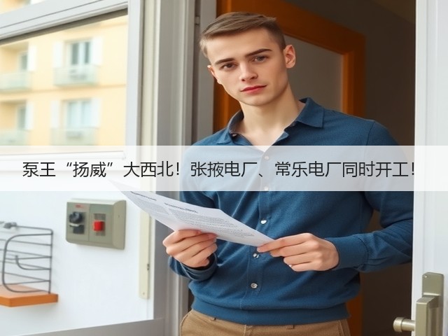 泵王“扬威”大西北！张掖电厂、常乐电厂同时开工！(图1)