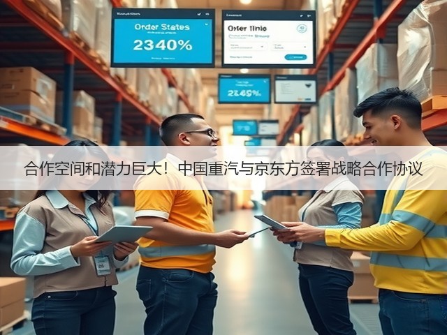 合作空间和潜力巨大!中国重汽与京东方签署战略合作协议(图1) 合作空间和潜力巨大!中国重汽与京东方签署战略合作协议(图1)