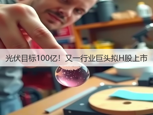 光伏目标100亿!又一行业巨头拟H股上市(图2) 光伏目标100亿!又一行业巨头拟H股上市(图2)