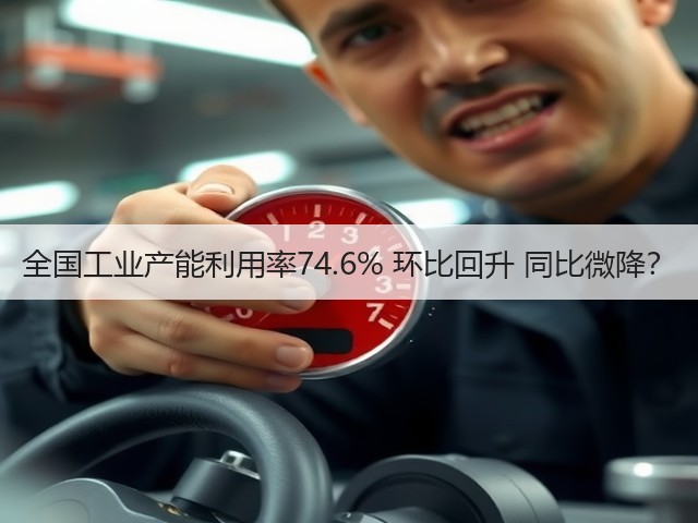 全国工业产能利用率74.6% 环比回升 同比微降？(图2)
