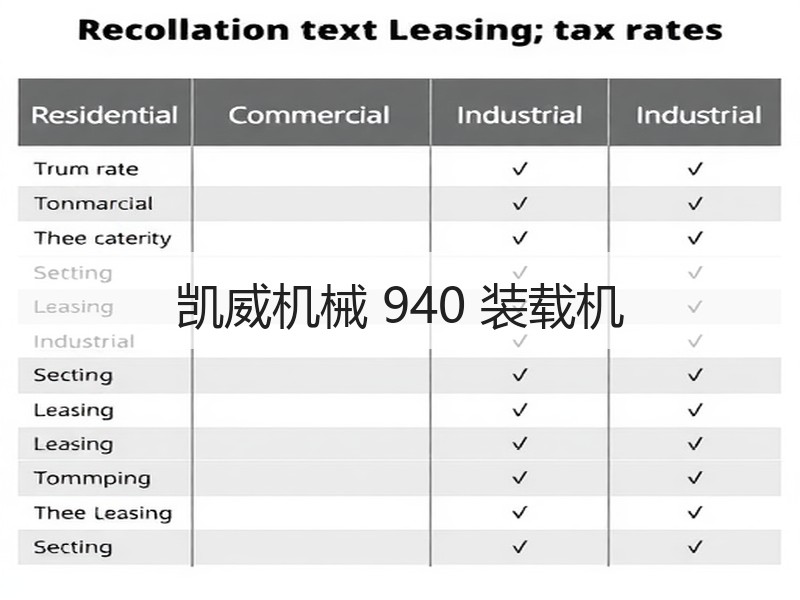 凯威机械 940 装载机