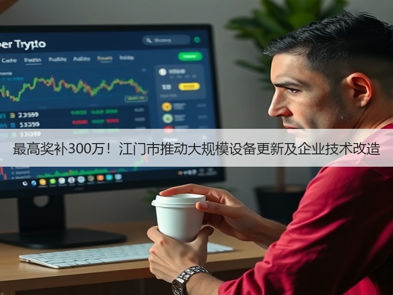 最高奖补300万！江门市推动大规模设备更新及企业技术改造