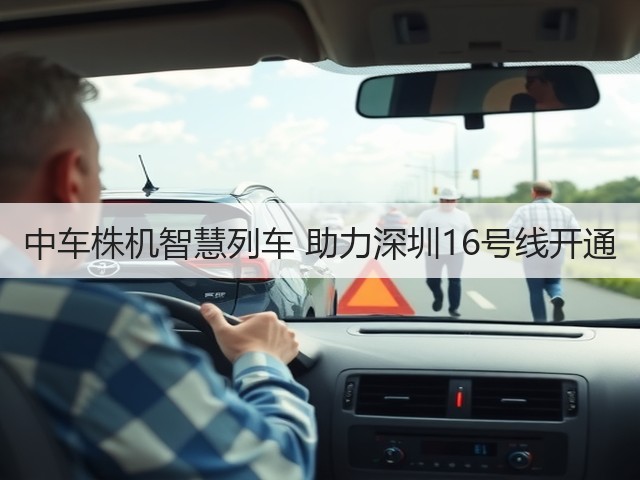 中车株机智慧列车 助力深圳16号线开通(图3) 中车株机智慧列车 助力深圳16号线开通(图3)