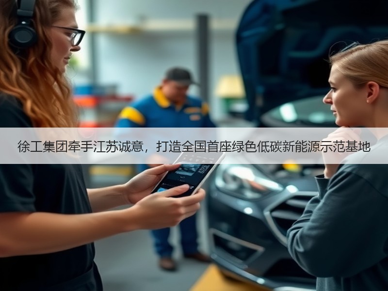 徐工集团牵手江苏诚意，打造全国首座绿色低碳新能源示范基地