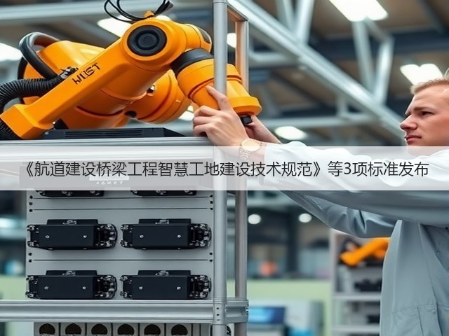 《航道建设桥梁工程智慧工地建设技术规范》等3项标准发布(图2)