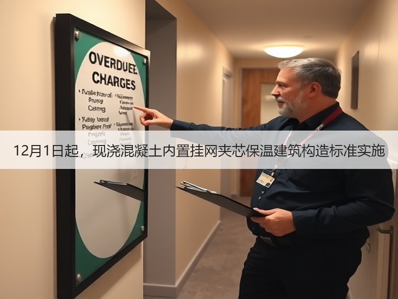 12月1日起，现浇混凝土内置挂网夹芯保温建筑构造标准实施