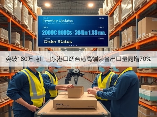 突破180万吨！山东港口烟台港高端装备出口量同增70%(图1)