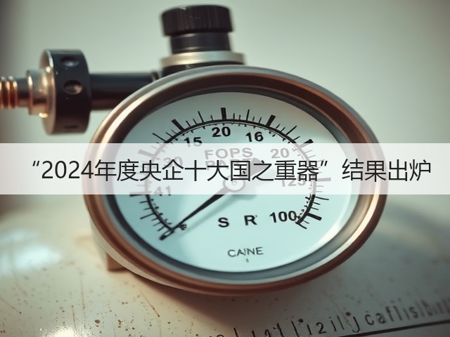 “2024年度央企十大国之重器”结果出炉(图1)