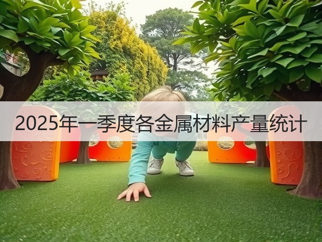 2025年一季度各金属材料产量统计(图2) 2025年一季度各金属材料产量统计(图2)