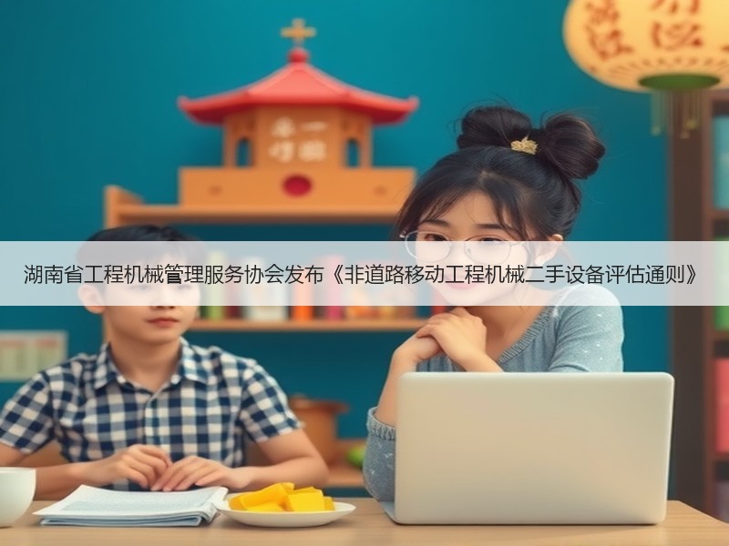 湖南省工程机械管理服务协会发布《非道路移动工程机械二手设备评估通则》 湖南省工程机械管理服务协会发布《非道路移动工程机械二手设备评估通则》