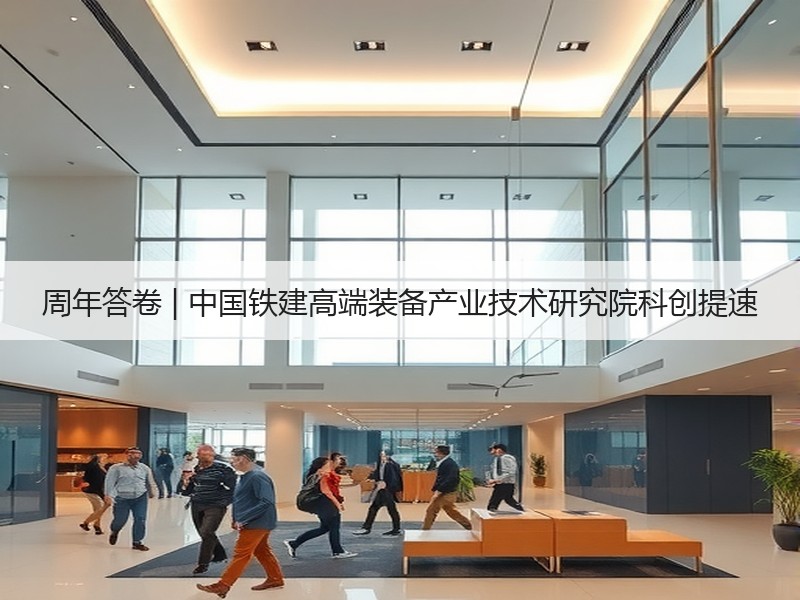 周年答卷 | 中国铁建高端装备产业技术研究院科创提速