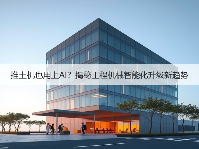 推土机也用上AI?揭秘工程机械智能化升级新趋势(图2) 推土机也用上AI?揭秘工程机械智能化升级新趋势(图2)