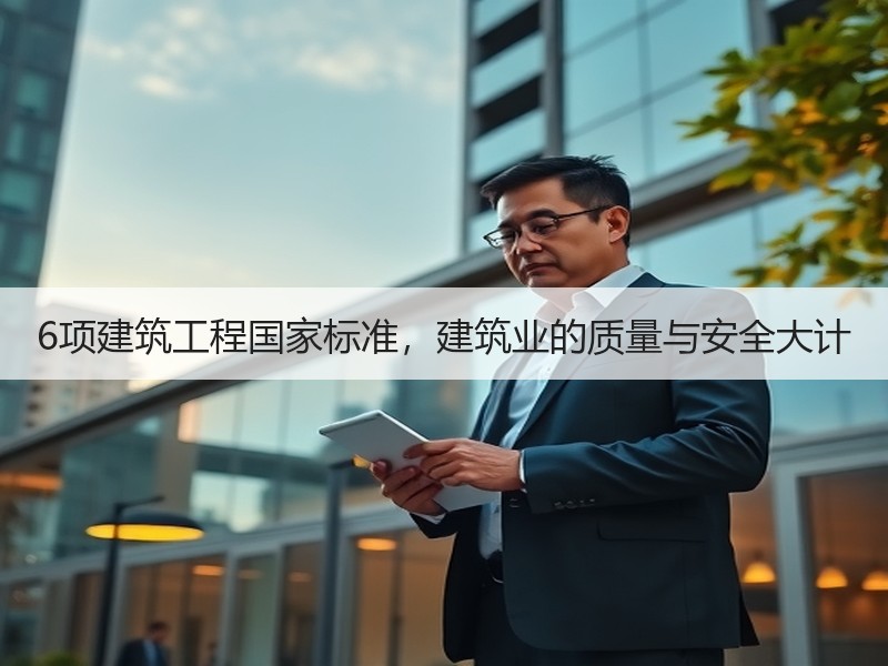 6项建筑工程国家标准，建筑业的质量与安全大计