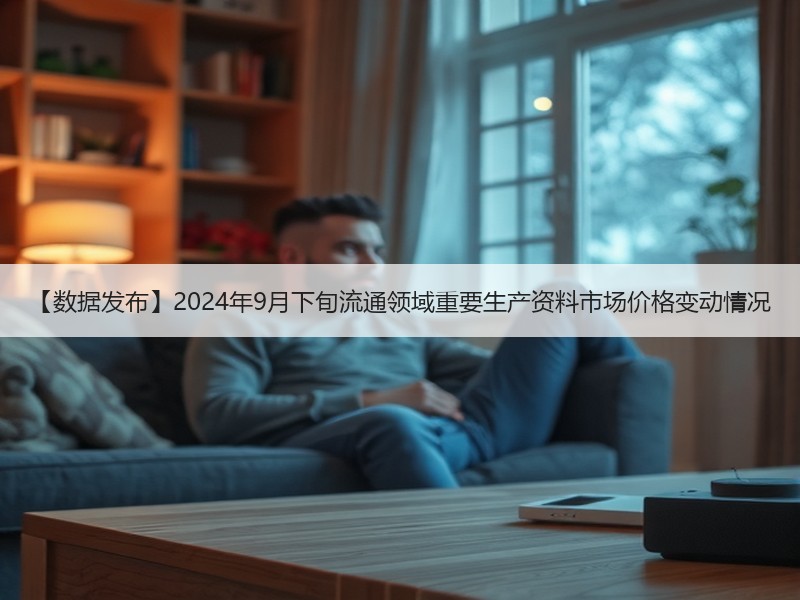 【数据发布】2024年9月下旬流通领域重要生产资料市场价格变动情况