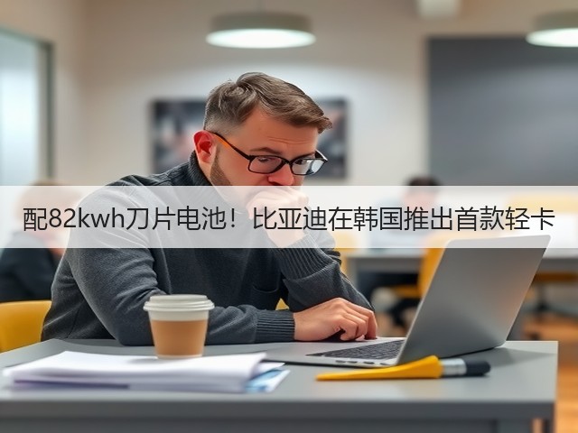 配82kwh刀片电池！比亚迪在韩国推出首款轻卡(图1)