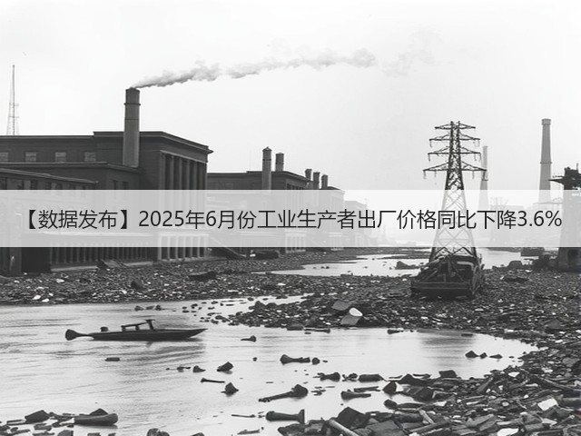 【数据发布】2025年6月份工业生产者出厂价格同比下降3.6%(图2) 【数据发布】2025年6月份工业生产者出厂价格同比下降3.6%(图2)