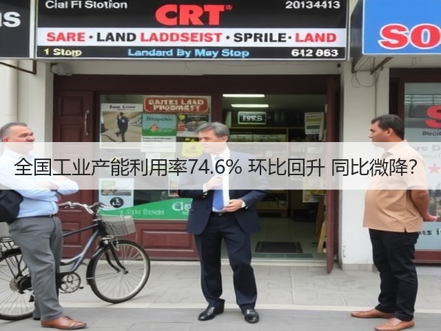 全国工业产能利用率74.6% 环比回升 同比微降？(图1)
