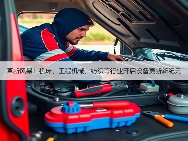 革新风暴!机床、工程机械、纺织等行业开启设备更新新纪元(图1) 革新风暴!机床、工程机械、纺织等行业开启设备更新新纪元(图1)