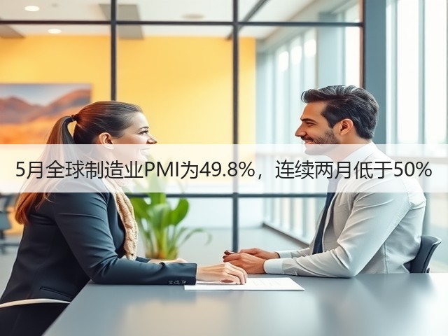 5月全球制造业PMI为49.8%,连续两月低于50%(图2) 5月全球制造业PMI为49.8%,连续两月低于50%(图2)