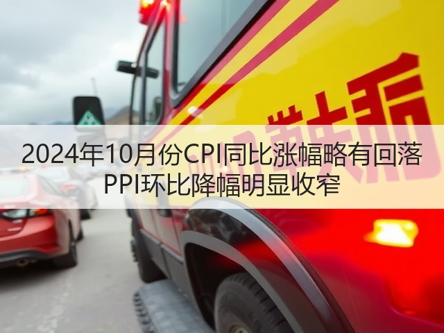 2024年10月份CPI同比涨幅略有回落 PPI环比降幅明显收窄(图3) 2024年10月份CPI同比涨幅略有回落 PPI环比降幅明显收窄(图3)