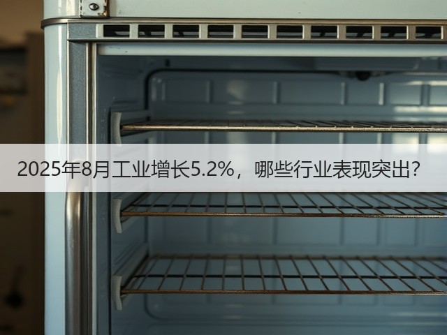 2025年8月工业增长5.2%，哪些行业表现突出？(图3)