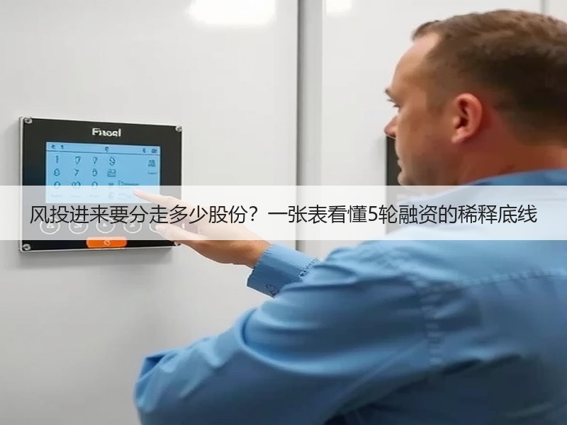 风投进来要分走多少股份？一张表看懂5轮融资的稀释底线