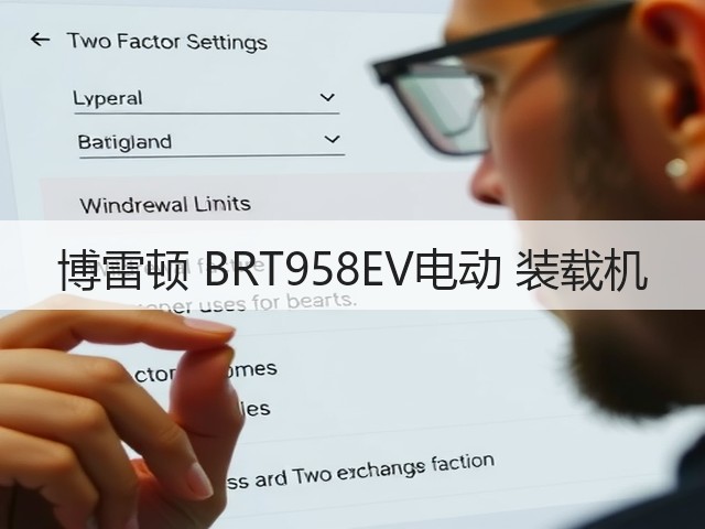 博雷顿 BRT958EV电动 装载机(图2) 博雷顿 BRT958EV电动 装载机(图2)