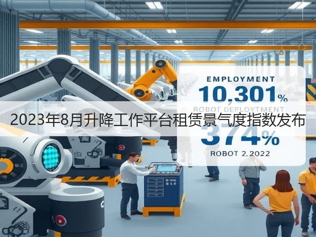 2023年8月升降工作平台租赁景气度指数发布(图1)