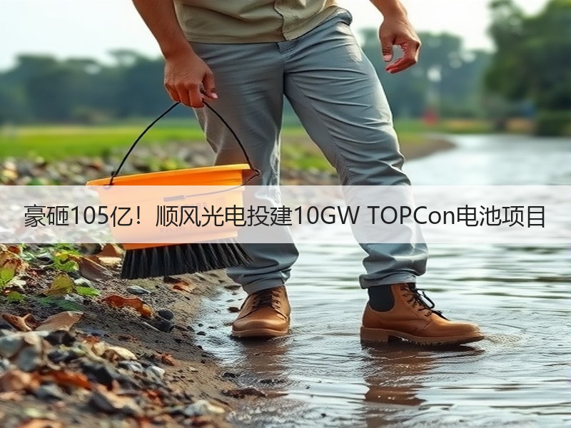 豪砸105亿！顺风光电投建10GW TOPCon电池项目