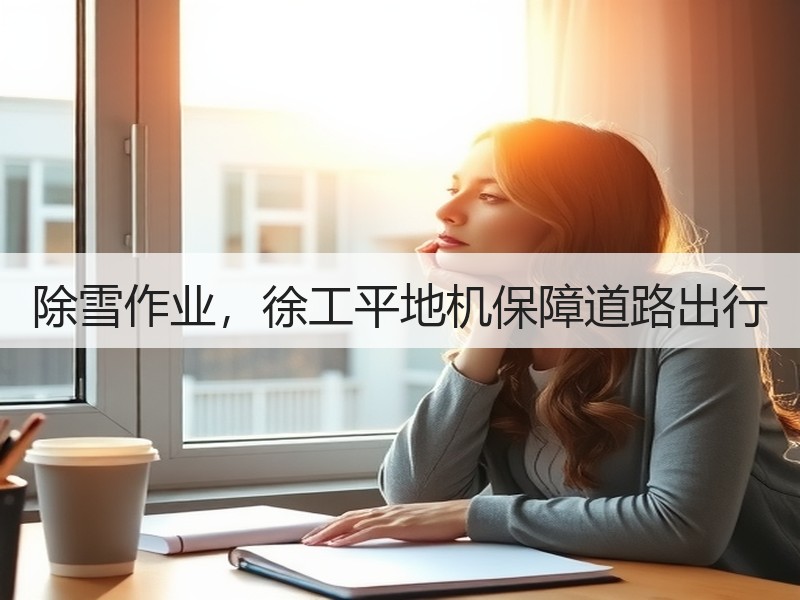 除雪作业，徐工平地机保障道路出行