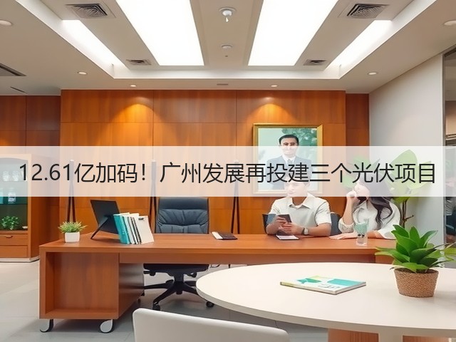12.61亿加码!广州发展再投建三个光伏项目(图3) 12.61亿加码!广州发展再投建三个光伏项目(图3)