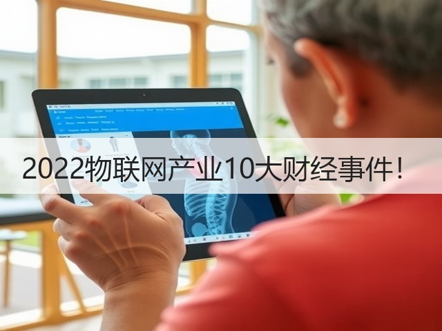2022物联网产业10大财经事件！(图1)