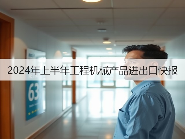 2024年上半年工程机械产品进出口快报(图2) 2024年上半年工程机械产品进出口快报(图2)