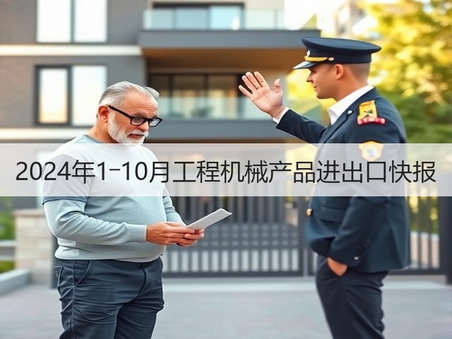 2024年1―10月工程机械产品进出口快报(图2) 2024年1―10月工程机械产品进出口快报(图2)