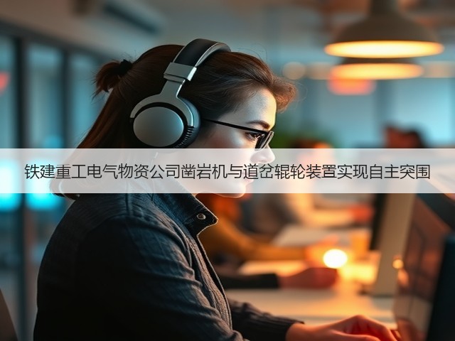 铁建重工电气物资公司凿岩机与道岔辊轮装置实现自主突围(图2) 铁建重工电气物资公司凿岩机与道岔辊轮装置实现自主突围(图2)