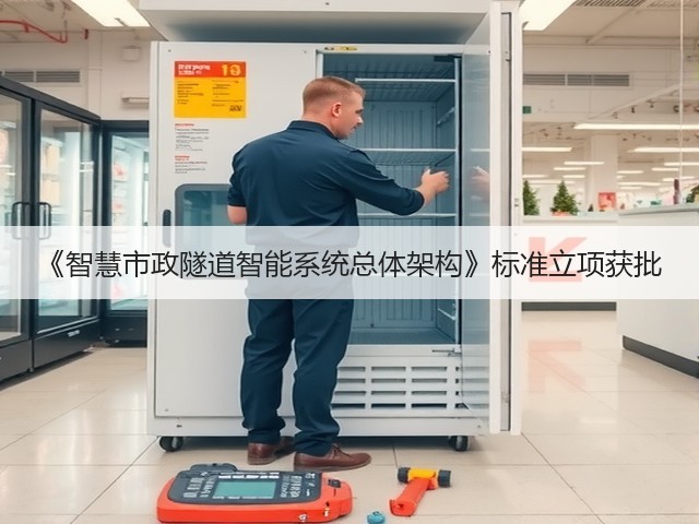 《智慧市政隧道智能系统总体架构》标准立项获批(图1)