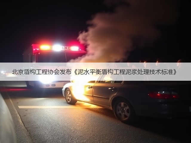 北京盾构工程协会发布《泥水平衡盾构工程泥浆处理技术标准》(图1)