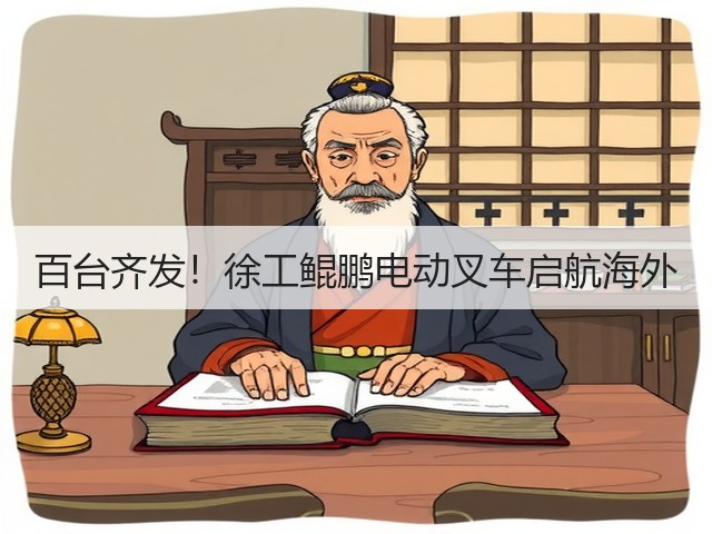百台齐发!徐工鲲鹏电动叉车启航海外(图1) 百台齐发!徐工鲲鹏电动叉车启航海外(图1)