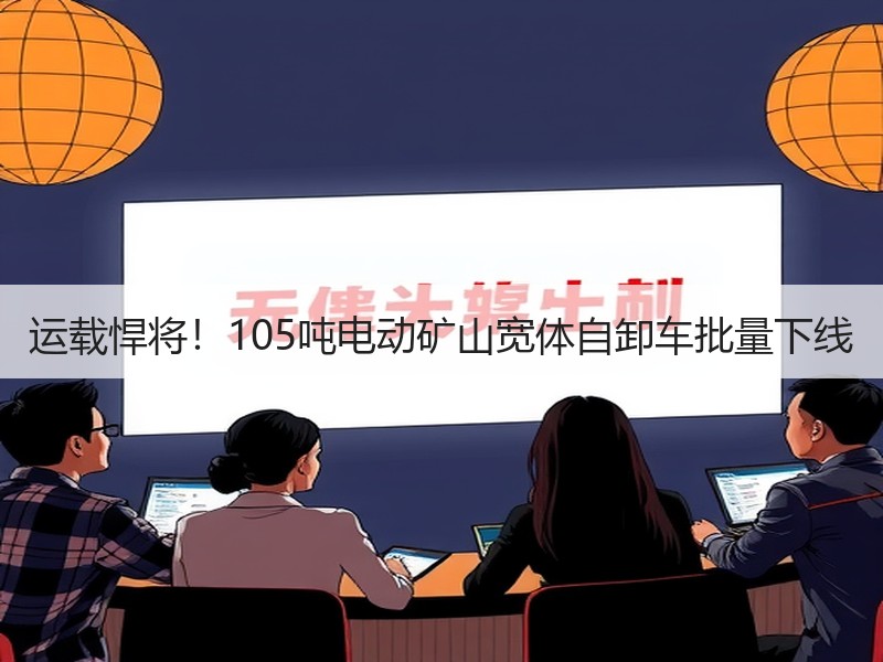运载悍将！105吨电动矿山宽体自卸车批量下线