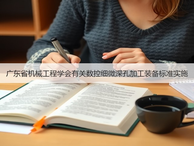 广东省机械工程学会有关数控细微深孔加工装备标准实施(图1)