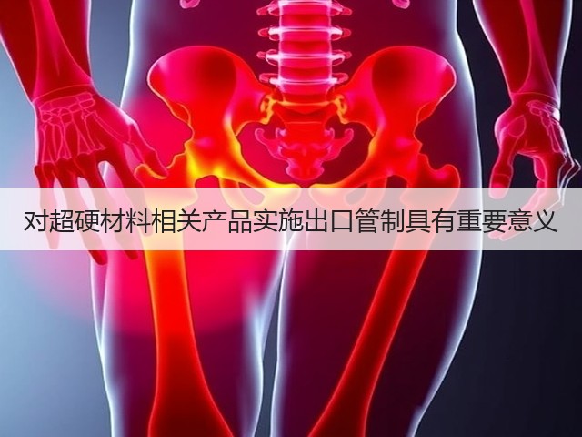 对超硬材料相关产品实施出口管制具有重要意义(图1)