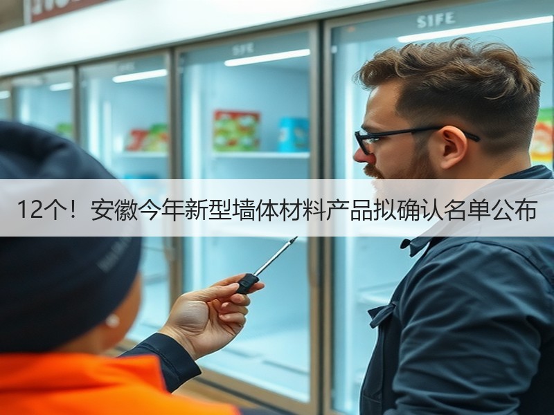 12个！安徽今年新型墙体材料产品拟确认名单公布