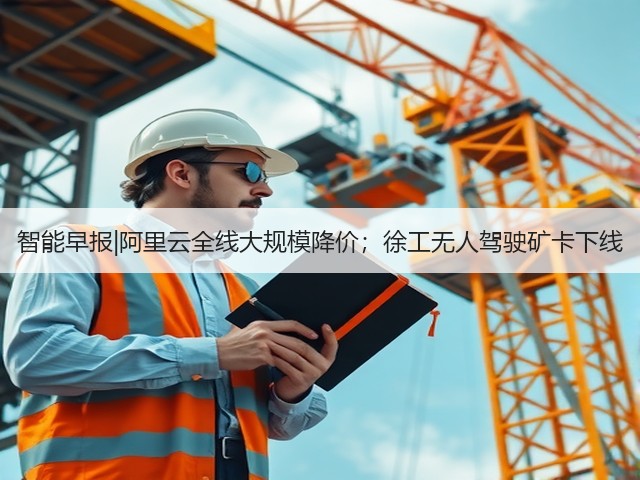 智能早报|阿里云全线大规模降价;徐工无人驾驶矿卡下线(图2) 智能早报|阿里云全线大规模降价;徐工无人驾驶矿卡下线(图2)